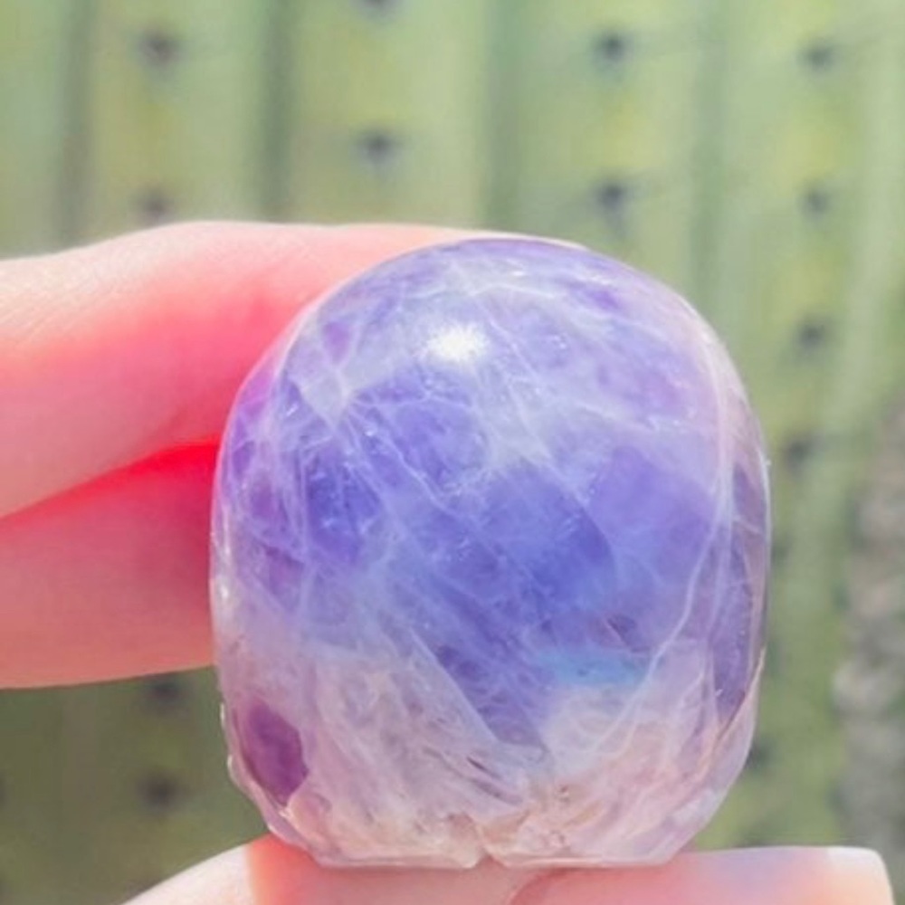 Amethyst skull - Picture 3 of 5